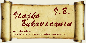 Vlajko Bukovičanin vizit kartica
